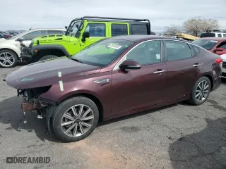 2019 Kia Optima S with VIN 5XXGT4L34KG353216, listed as a Copart auction lot 47810815 with 35,874 mi miles and Salvage Title. Bid and sale history available at carsss.com. Image 1.