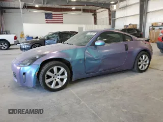 2005 Nissan 350Z Enthusiast with VIN JN1AZ34D45M609202, listed as a Copart auction lot 52929955 with 158,626 mi miles and Salvage Title. Bid and sale history available at carsss.com. Image 1.