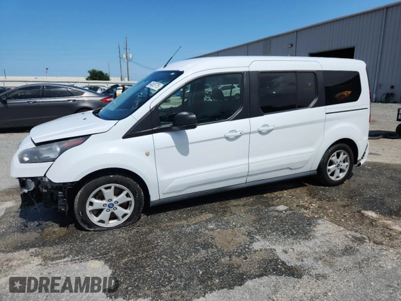2015 Ford Transit Connect XLT z VIN NM0GE9F7XF1201008, wystawiony jako Copart lot #64605775 z przebiegiem 161 212 mil mil oraz Szkoda całkowita • Salvage title. Historia ofert i sprzedaży dostępna na DreamBid. Obrazek 1.