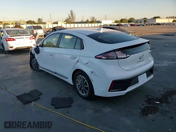 2021 Hyundai Ioniq Limited with VIN KMHC85LJ6MU081927, listed as a Copart auction lot 83955944 with 27,324 mi miles and Salvage title. Bid and sale history available at DreamBid. Image 11.