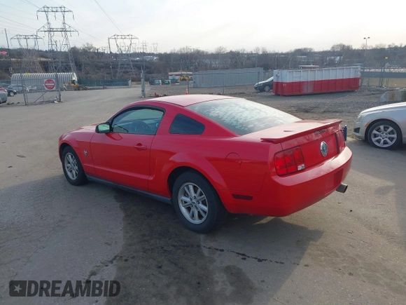 2009 Ford Mustang with VIN 1ZVHT80N195119208, listed as a IAAI auction lot 41785262 with 100,789 mi miles and . Bid and sale history available at carsss.com. Image 3.