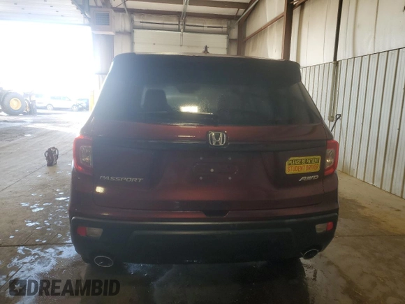 2019 Honda Passport EX-L with VIN 5FNYF8H59KB014564, listed as a Copart auction lot 47275675 with Not provided miles and Salvage title. Bid and sale history available at DreamBid. Image 6.