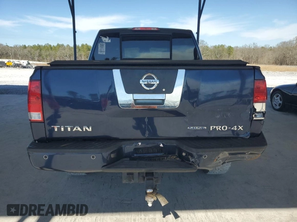 2010 Nissan Titan LE with VIN 1N6BA0EC2AN318776, listed as a Copart auction lot 46702485 with 111,149 mi miles and Salvage Title. Bid and sale history available at carsss.com. Image 6.