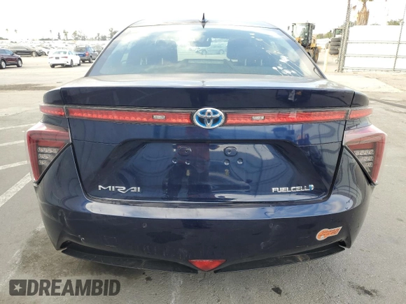 2019 Toyota Mirai with VIN JTDBVRBD7KA007376, listed as a Copart auction lot 86543454 with 27,724 mi miles and Salvage title. Bid and sale history available at DreamBid. Image 6.