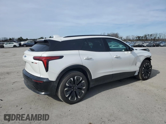 2024 Chevrolet Blazer EV eAWD RS z VIN 3GNKDCRJ6RS185694, wystawiony jako Copart lot #43264315 z przebiegiem 321 mil mil oraz Szkoda całkowita • Salvage title. Historia ofert i sprzedaży dostępna na DreamBid. Obrazek 3.