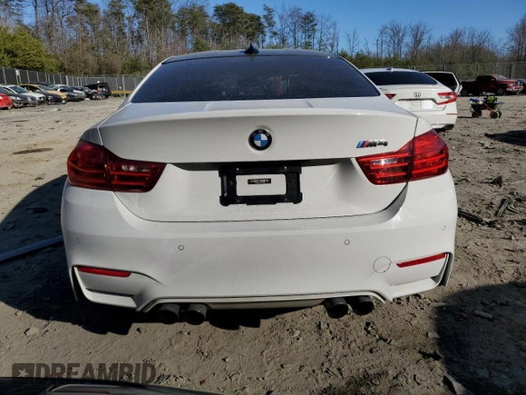 2016 BMW M4 with VIN WBS3R9C53GK336778, listed as a Copart auction lot 43962753 with 52,616 mi miles. Bid and sale history available at carsss.com. Image 6.