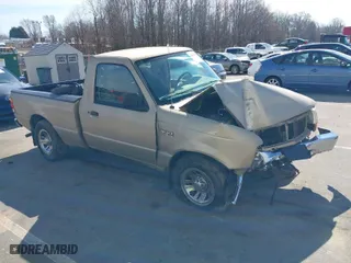 1999 Ford Ranger XL with VIN 1FTYR10V1XTA41899, listed as a IAAI auction lot 41654635 with NaN miles. Bid and sale history available at carsss.com. Image 1.