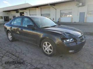 2006 Hyundai Sonata GLS with VIN 5NPEU46FX6H094610, listed as a Copart auction lot 46687865 with 252,934 mi miles and Salvage Title. Bid and sale history available at DreamBid. Image 4.