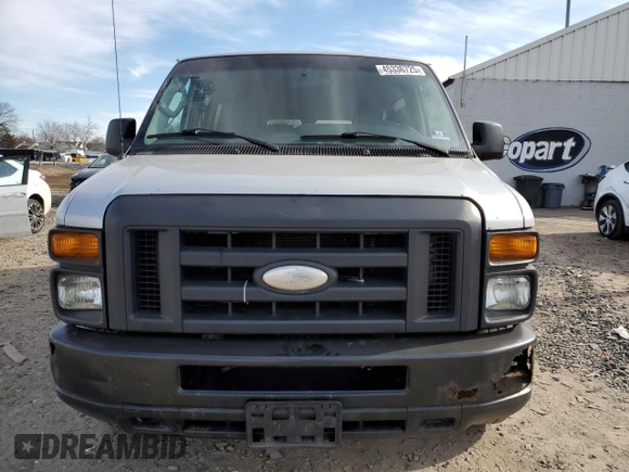 2014 Ford Econoline Cargo Commercial with VIN 1FTNE2EL3EDA87107, listed as a Copart auction lot 45336725 with 205,547 mi miles and Salvage title. Bid and sale history available at DreamBid. Image 5.