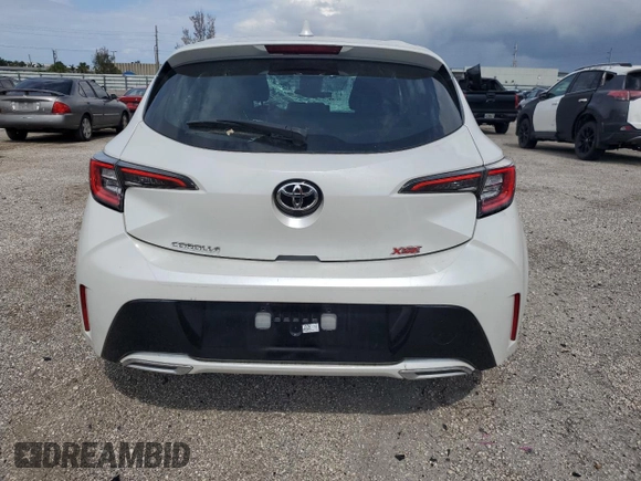 2022 Toyota Corolla Hatchback XSE with VIN JTNC4MBE1N3174369, listed as a Copart auction lot 67378154 with 20,952 mi miles and Salvage Title. Bid and sale history available at carsss.com. Image 6.