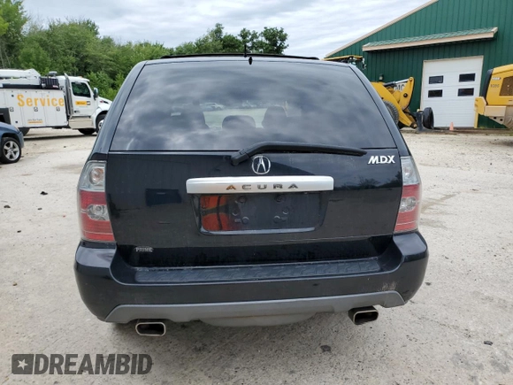 2006 Acura MDX Touring w/Navi with VIN 2HNYD18816H539524, listed as a Copart auction lot 66068274 with 132,193 mi miles and Salvage Title. Bid and sale history available at carsss.com. Image 6.