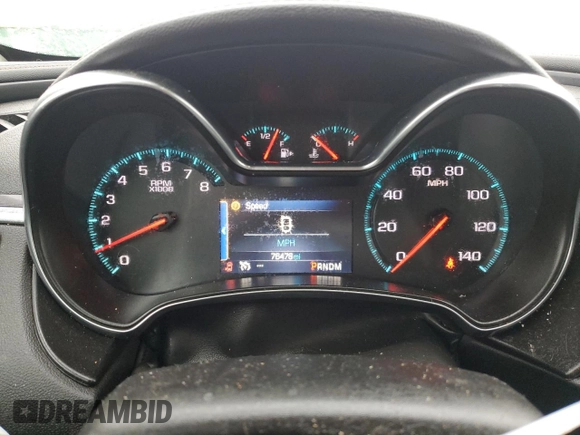 2014 Chevrolet Impala LT with VIN 2G1125S36E9309609, listed as a Copart auction lot 81955644 with 76,476 mi miles and Salvage Title. Bid and sale history available at DreamBid. Image 9.