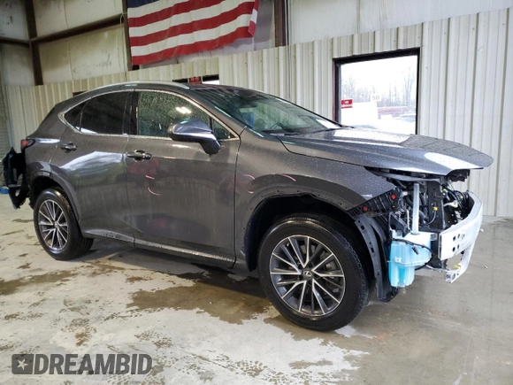 2022 Lexus NX 350 Premium with VIN 2T2GGCEZ7NC009841, listed as a Copart auction lot 52007295 with 34,121 mi miles and Salvage Title. Bid and sale history available at DreamBid. Image 4.