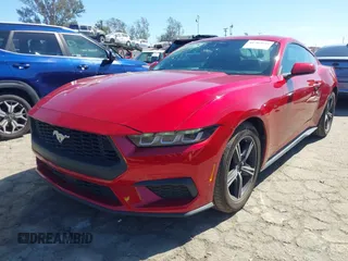 2024 Ford Mustang EcoBoost with VIN 1FA6P8TH9R5145596, listed as a IAAI auction lot 41703151 with 5,912 mi miles. Bid and sale history available at carsss.com. Image 17.
