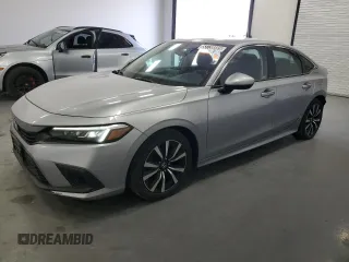 2022 Honda Civic Sedan EX with VIN 2HGFE1F73NH319953, listed as a Copart auction lot 53738885 with 47,996 mi miles and Clean Title. Bid and sale history available at carsss.com. Image 1.