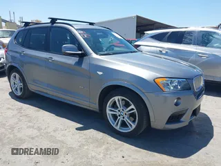 2013 BMW X3 xDrive35i z VIN 5UXWX7C55DL978227, wystawiony jako IAAI lot #42337722 z przebiegiem 153 755 mil mil oraz . Historia ofert i sprzedaży dostępna na DreamBid. Obrazek 1.