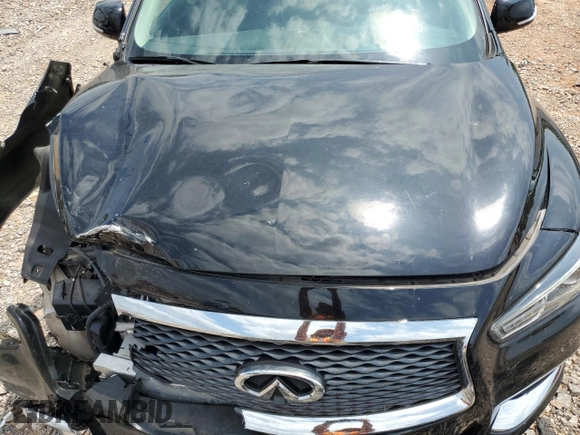 2020 Infiniti QX60 Pure with VIN 5N1DL0MM1LC507719, listed as a Copart auction lot 58029415 with 51,338 mi miles and Salvage title. Bid and sale history available at DreamBid. Image 12.