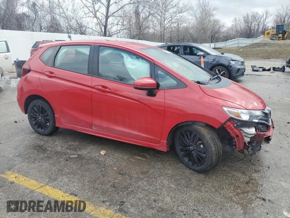 2018 Honda Fit Sport with VIN 3HGGK5H60JM732286, listed as a Copart auction lot 42337465 with 55,952 mi miles and Salvage Title. Bid and sale history available at carsss.com. Image 4.