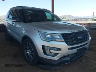 2016 Ford Explorer Sport z VIN 1FM5K8GT1GGC71242, wystawiony jako IAAI lot #42472059 z przebiegiem Nie podano mil oraz . Historia ofert i sprzedaży dostępna na DreamBid. Obrazek 1.
