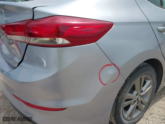 2017 Hyundai Elantra Limited with VIN 5NPD84LF3HH072908, listed as a IAAI auction lot 42106855 with 104,942 mi miles. Bid and sale history available at carsss.com. Image 6.