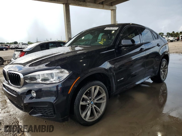 2019 BMW X6 sDrive35i with VIN 5UXKU0C54K0S97487, listed as a Copart auction lot 67847812 with 41,675 mi miles. Bid and sale history available at carsss.com. Image 1.