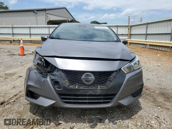 2021 Nissan Versa SV with VIN 3N1CN8EV3ML880947, listed as a Copart auction lot 60303965 with 98,646 mi miles and Salvage title. Bid and sale history available at DreamBid. Image 5.