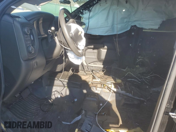 2021 Chevrolet Silverado 1500 Work Truck with VIN 1GCUYAEF0MZ158563, listed as a Copart auction lot 82125294 with 54,103 mi miles and Salvage Title. Bid and sale history available at DreamBid. Image 7.