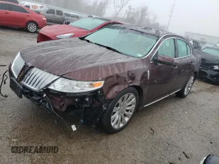 2010 Lincoln MKS with VIN 1LNHL9ER8AG604129, listed as a Copart auction lot 38926324 with 66,685 mi miles and Salvage Title. Bid and sale history available at carsss.com. Image 1.