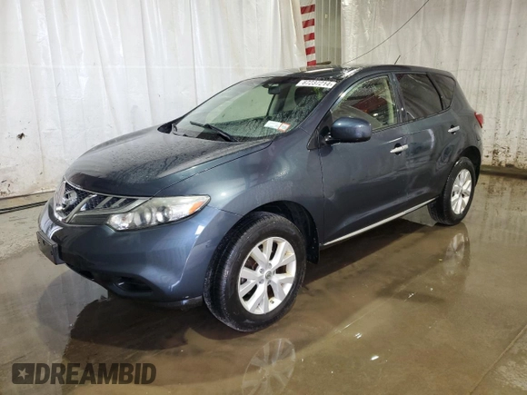 2013 Nissan Murano SV with VIN JN8AZ1MW1DW301009, listed as a Copart auction lot 67237214 with 77,802 mi miles and Salvage Title. Bid and sale history available at carsss.com. Image 1.