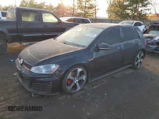 2015 Volkswagen GTI SE with VIN 3VW4T7AU8FM005632, listed as a Copart auction lot 81136184 with 92,886 mi miles and Salvage Title. Bid and sale history available at DreamBid. Image 1.