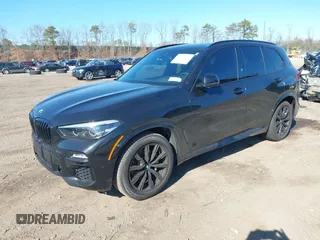 2019 BMW X5 xDrive40i with VIN 5UXCR6C57KLL08098, listed as a IAAI auction lot 41877557 with 52,980 mi miles and . Bid and sale history available at DreamBid. Image 2.