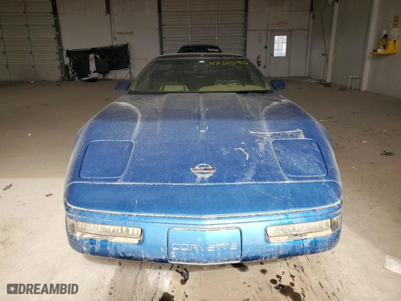1992 Chevrolet Corvette with VIN 1G1YY23PXN5118138, listed as a Copart auction lot 47565185 with 0 mi miles and Salvage Title. Bid and sale history available at carsss.com. Image 5.