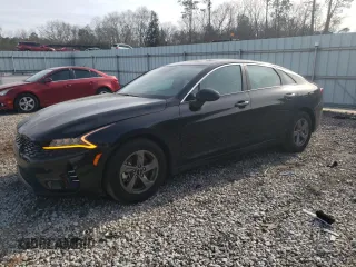 2024 Kia K5 LXS with VIN 5XXG14J24RG239257, listed as a Copart auction lot 42854365 with 27,608 mi miles and Salvage Title. Bid and sale history available at carsss.com. Image 1.