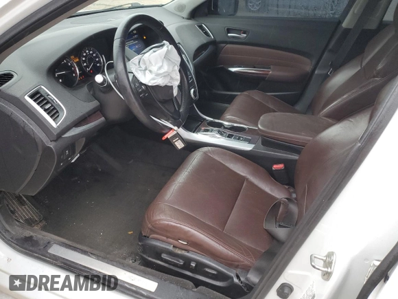 2015 Acura TLX V6 Tech with VIN 19UUB2F53FA023559, listed as a Copart auction lot 46405845 with 172,564 mi miles and Salvage Title. Bid and sale history available at carsss.com. Image 7.