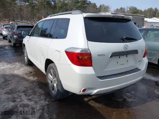 2008 Toyota Highlander Sport with VIN JTEES43A182097071, listed as a IAAI auction lot 41646267 with 198,540 mi miles. Bid and sale history available at carsss.com. Image 3.