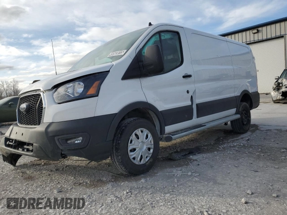 2024 Ford Transit Cargo with VIN 1FTBR1Y82RKA69031, listed as a Copart auction lot 49503815 with Not Provided miles and Salvage Title. Bid and sale history available at DreamBid. Image 1.