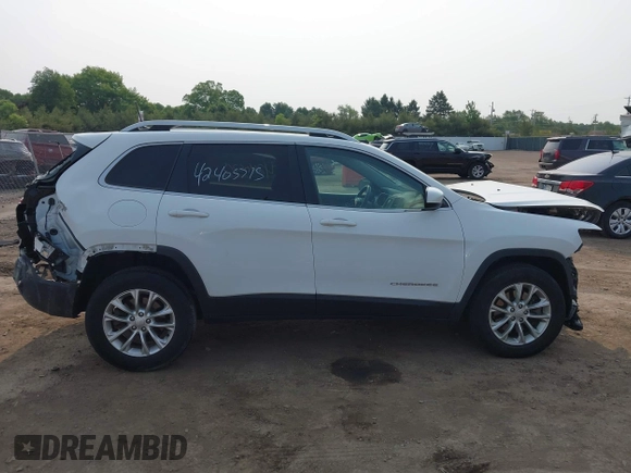 2019 Jeep Cherokee Latitude with VIN 1C4PJMCB5KD341728, listed as a IAAI auction lot 42405715 with 78,224 mi miles and . Bid and sale history available at DreamBid. Image 13.