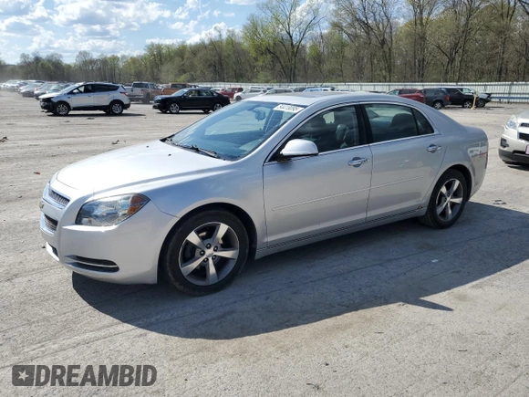2012 Chevrolet Malibu 1LT with VIN 1G1ZC5E05CF177268, listed as a Copart auction lot 54418095 with 153,479 mi miles and Salvage Title. Bid and sale history available at DreamBid. Image 1.
