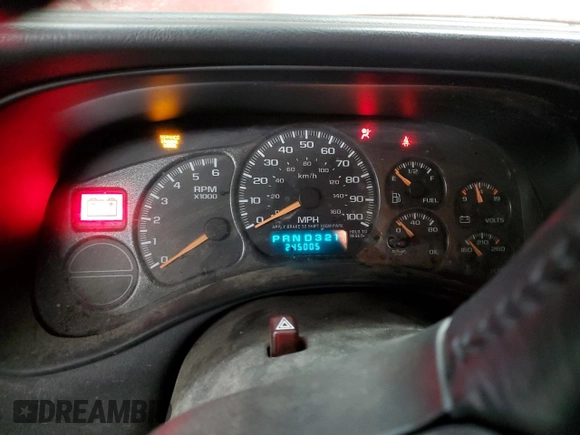 2002 Chevrolet Tahoe LS with VIN 1GNEC13T02R228644, listed as a Copart auction lot 55672545 with 245,005 mi miles and Non repairable. Bid and sale history available at DreamBid. Image 9.