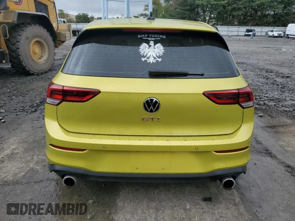 2022 Volkswagen GTI Autobahn with VIN WVW587CD8NW122535, listed as a Copart auction lot 73020804 with 27,341 mi miles and Salvage Title. Bid and sale history available at DreamBid. Image 6.