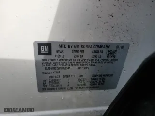 2021 Chevrolet TrailBlazer LS with VIN KL79MMS22MB058541, listed as a Copart auction lot 48895935 with 55,460 mi miles and Salvage Title. Bid and sale history available at carsss.com. Image 13.
