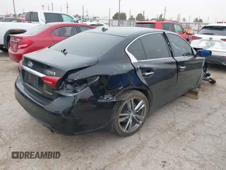 2019 Infiniti Q50 Signature Edition with VIN JN1EV7AP6KM540706, listed as a IAAI auction lot 41733726 with 45,847 mi miles and . Bid and sale history available at DreamBid. Image 4.