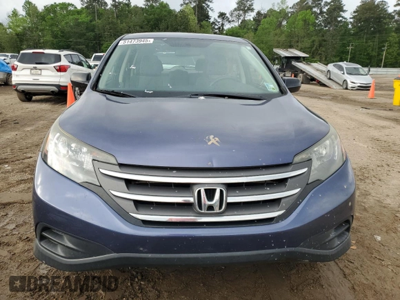 2014 Honda CR-V LX with VIN 3CZRM3H3XEG701413, listed as a Copart auction lot 51473945 with 138,702 mi miles and Salvage Title. Bid and sale history available at carsss.com. Image 5.