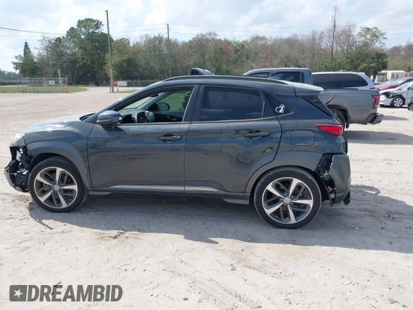2021 Hyundai Kona Limited with VIN KM8K33A56MU662901, listed as a IAAI auction lot 41553810 with 35,304 mi miles. Bid and sale history available at carsss.com. Image 15.