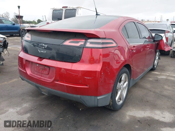 2011 Chevrolet Volt with VIN 1G1RD6E40BU103692, listed as a IAAI auction lot 42206339 with 9,621 mi miles and . Bid and sale history available at carsss.com. Image 4.