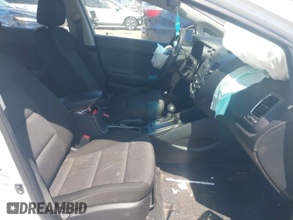 2017 Kia Forte LX with VIN 3KPFK4A75HE091714, listed as a IAAI auction lot 41908144 with 99,736 mi miles. Bid and sale history available at carsss.com. Image 5.