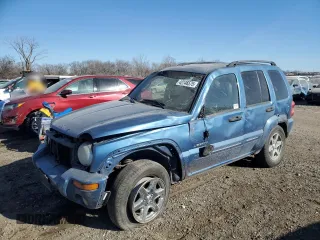 2004 Jeep Liberty Limited with VIN 1J4GL58K04W127014, listed as a Copart auction lot 42746575 with 0 mi miles and Salvage Title. Bid and sale history available at carsss.com. Image 1.