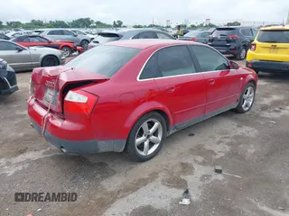 2003 Audi A4 3.0L with VIN WAULT68E23A254280, listed as a IAAI auction lot 42492694 with Not provided miles and . Bid and sale history available at DreamBid. Image 4.