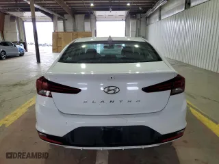 2020 Hyundai Elantra Value Edition with VIN 5NPD84LF7LH583675, listed as a Copart auction lot 52879855 with 76,748 mi miles and Salvage Title. Bid and sale history available at carsss.com. Image 6.