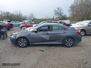 2018 Honda Civic Sedan EX with VIN 19XFC2F74JE027552, listed as a IAAI auction lot 41951053 with 107,319 mi miles. Bid and sale history available at carsss.com. Image 15.